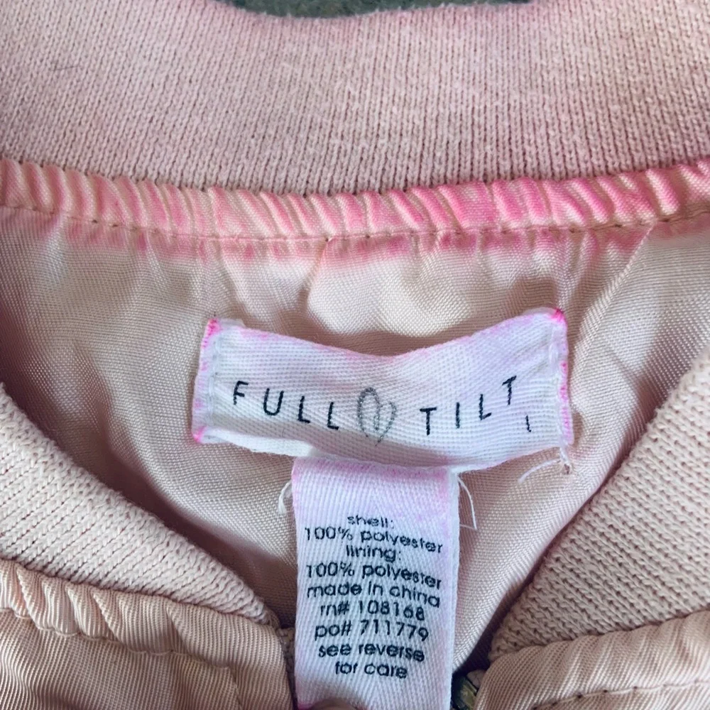 Full Tilt Light Pink Zip Up Jacket